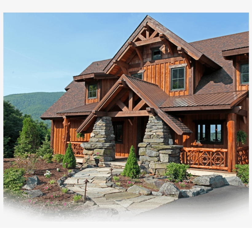 Rustic Timber Frame Home Plans - Home Designs Rustic, transparent png #1878801