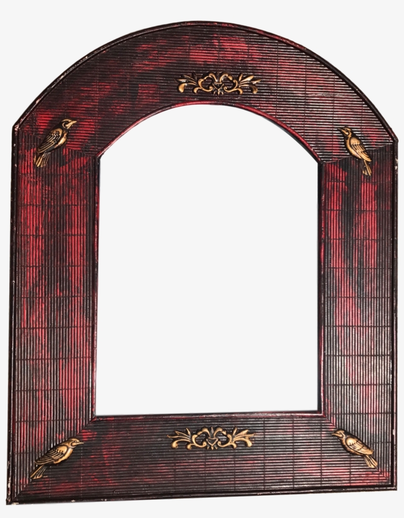 Rustic Decor - Arched Accent Mirror Hickory Manor House, transparent png #1878827