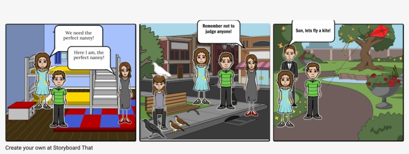 Mary Poppins - Cartoon, transparent png #1879138