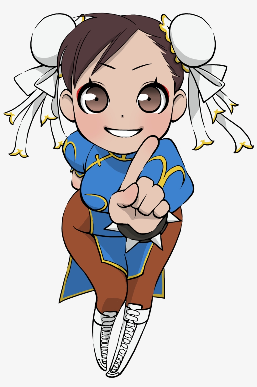 That's Right Boys - Chun Li Street Fighter Chibi, transparent png #1879243