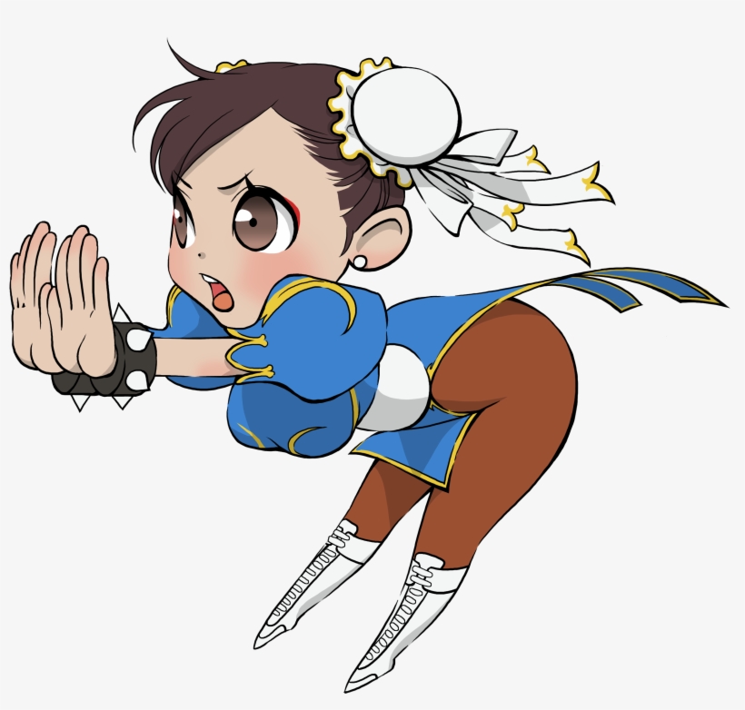 Chunli Ultra Sf4 Chib2 - Chibi Street Fighter Characters, transparent png #1879291