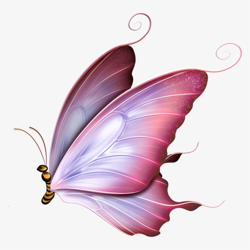 Фото, Автор Ya - Pink Butterfly Throw Blanket, transparent png #1879354