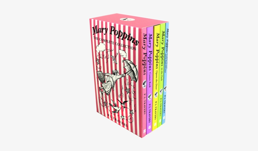 Mary Poppins The Complete Collection 5 Books Box Set, transparent png #1879392