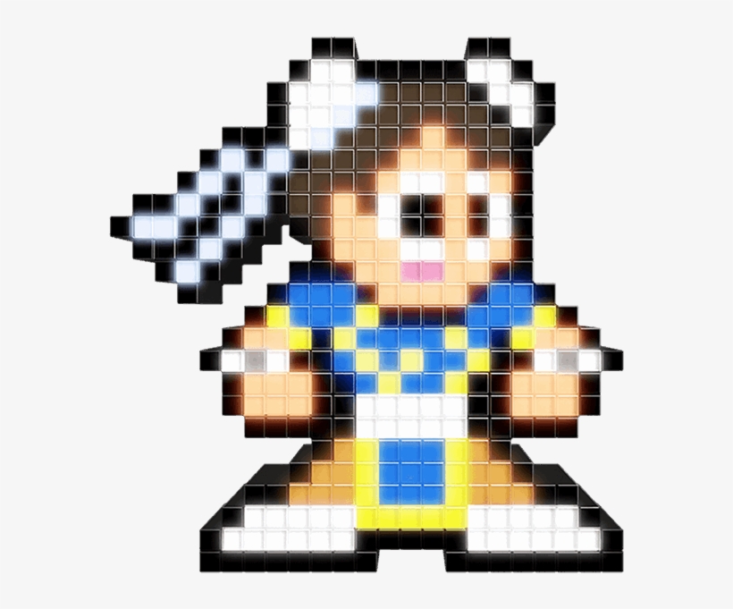 Pdp Pixel Pals - Light Up Collectable Figures - Chun, transparent png #1879558