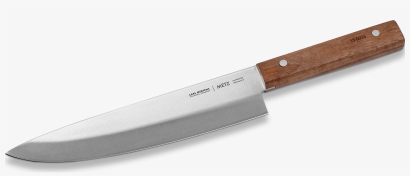 Metz Chef's Knife - Carl Mertens Bbq Messer Metz, 23 Cm, transparent png #1879810