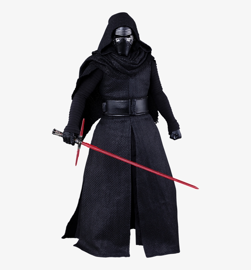 Hot Toys Kylo Ren Sixth Scale Figure - Hot Toys Kylo Ren Figure From Star Wars The Force Awakens, transparent png #1880212
