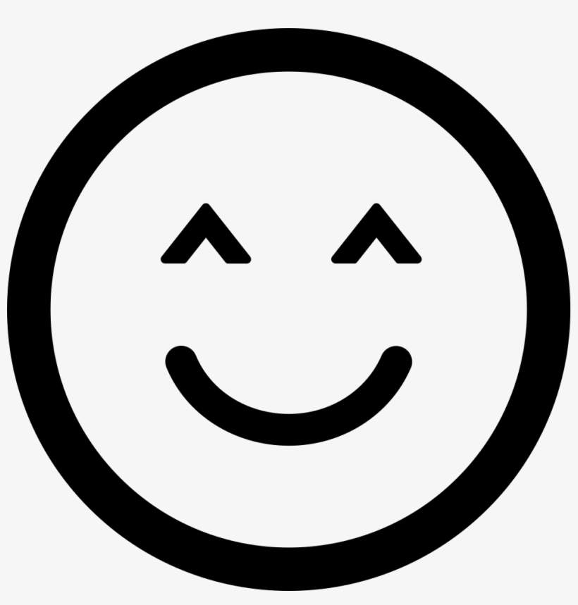 Smiley With Closed Eyes Rounded Square Face Comments - Check Mark In Circle, transparent png #1880236