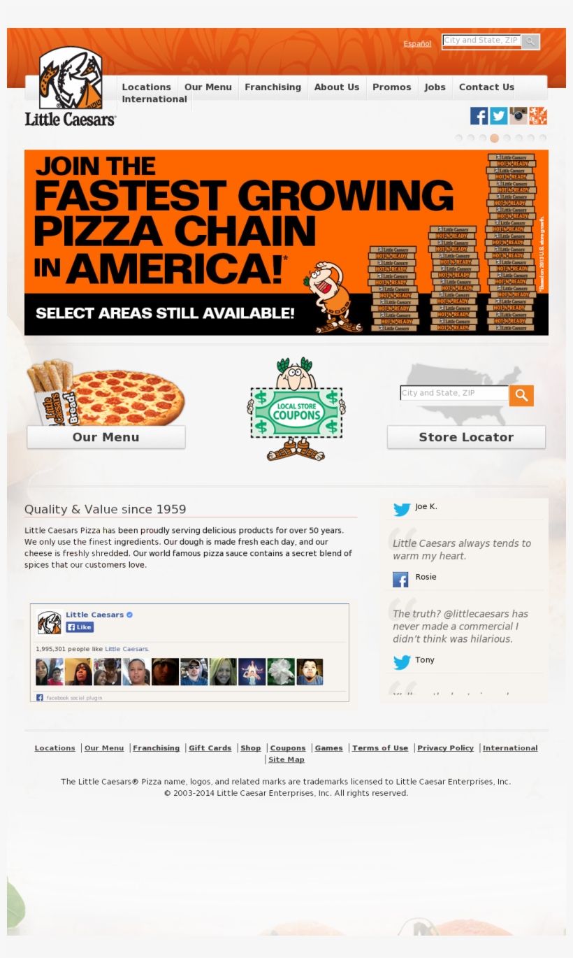 Little Caesars Competitors, Revenue And Employees - Little Caesars, transparent png #1880261