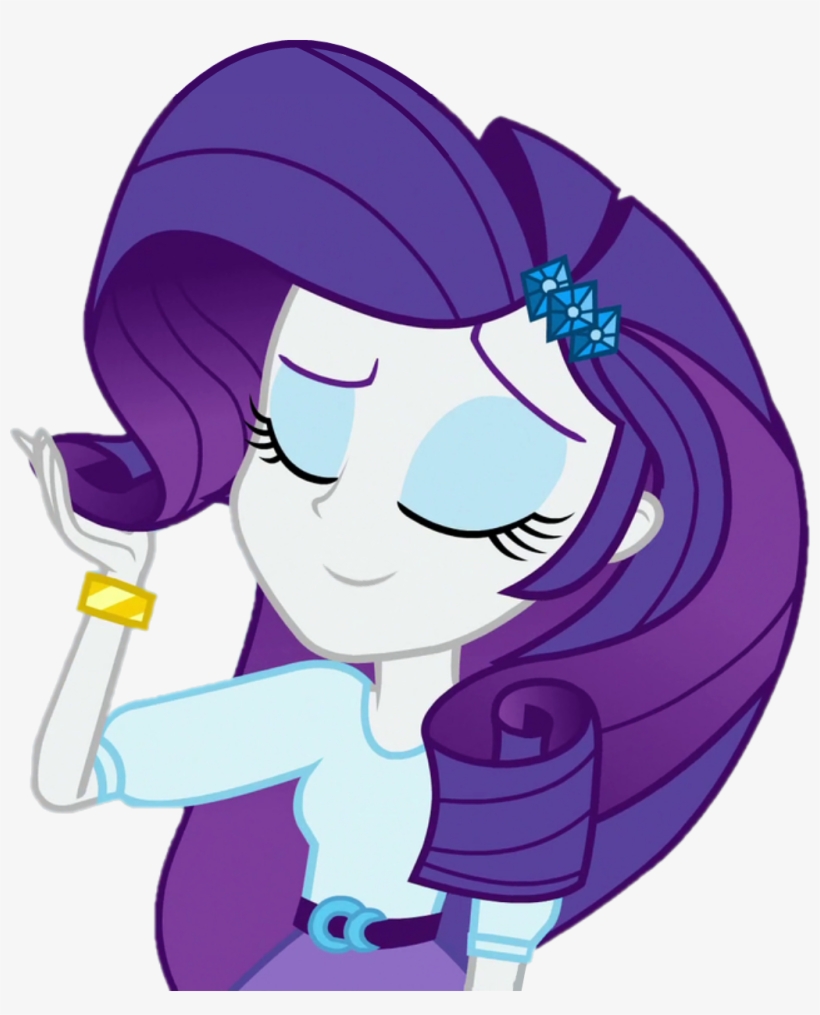 Thebarsection, Clothes, Equestria Girls, Eyes Closed, - Rarity, transparent png #1880368