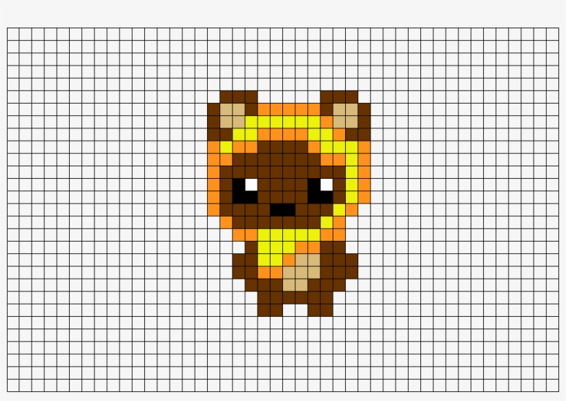 Pixel Art Star Wars Ewok, transparent png #1880505