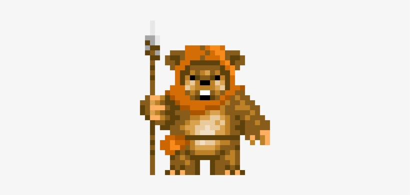 Thedragonthatexisted - Pixelated Ewok, transparent png #1880803