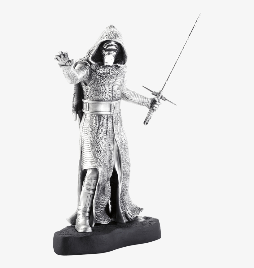 Kylo Ren Pewter Collectible - Royal Selangor Star Wars Figurine - Kylo Ren Limited, transparent png #1881012
