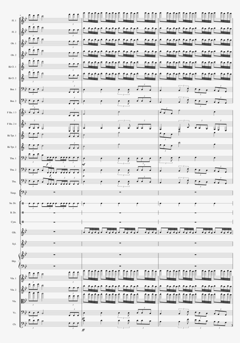 Return Of The Jedi Sheet Music Composed By John Williams - Document, transparent png #1881111