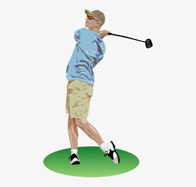 Free Golf Clipart And Animations Graphic Stock - Clip Art Golfer, transparent png #1881414
