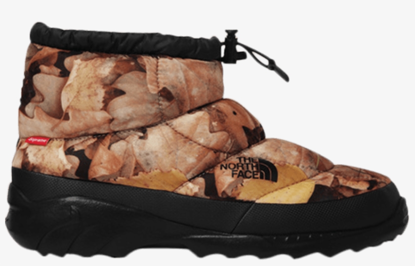 Supreme X The North Face Bootie - Supreme North Face Nuptse Bootie, transparent png #1881460
