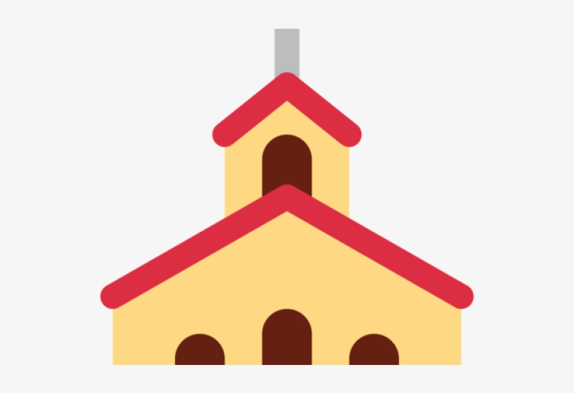 Emoji Clipart Church - Christian Church Symbol, transparent png #1881868
