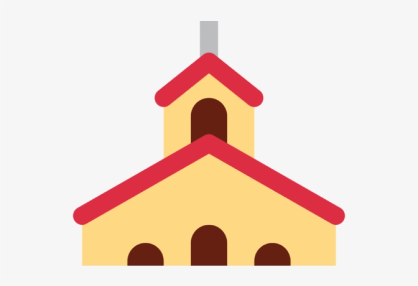 Emoji Clipart Church - Christian Church Symbol, transparent png #1881868