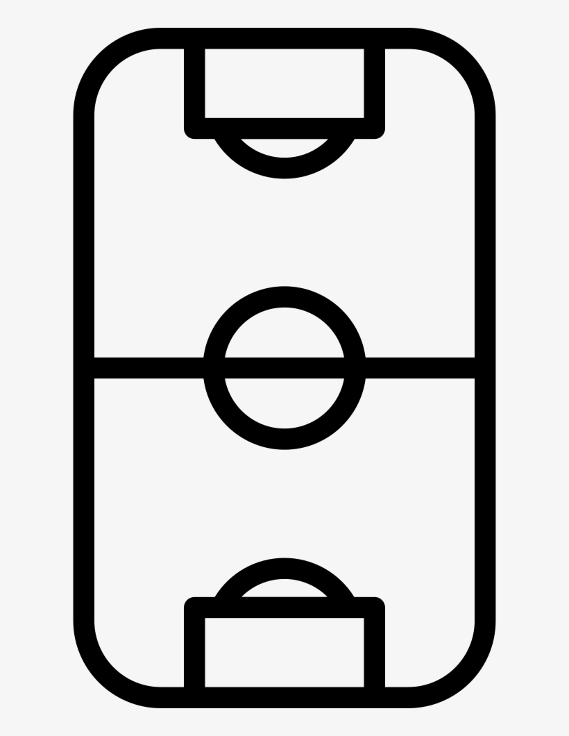 Soccer Field Rounded Shape Top View Comments - Icon, transparent png #1881949