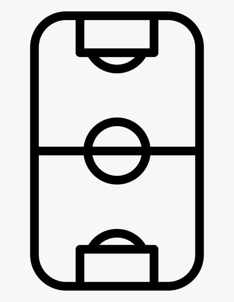 Soccer Field Rounded Shape Top View Comments - Icon, transparent png #1881949