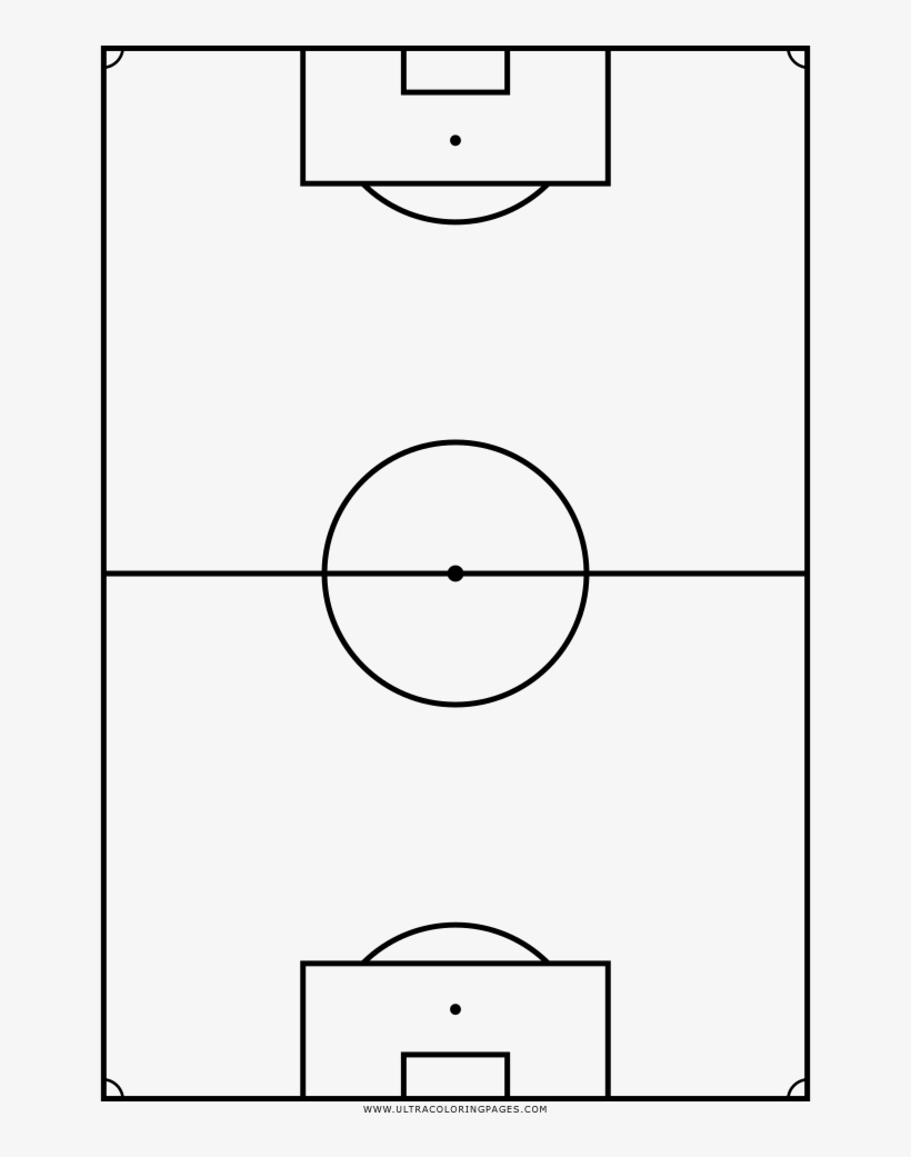 Soccer Field Coloring Page, transparent png #1881994