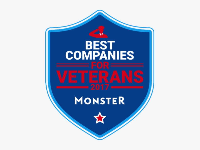 Monster Best Companies For Veterans 2017 Logo - Monster Co Uk, transparent png #1882438