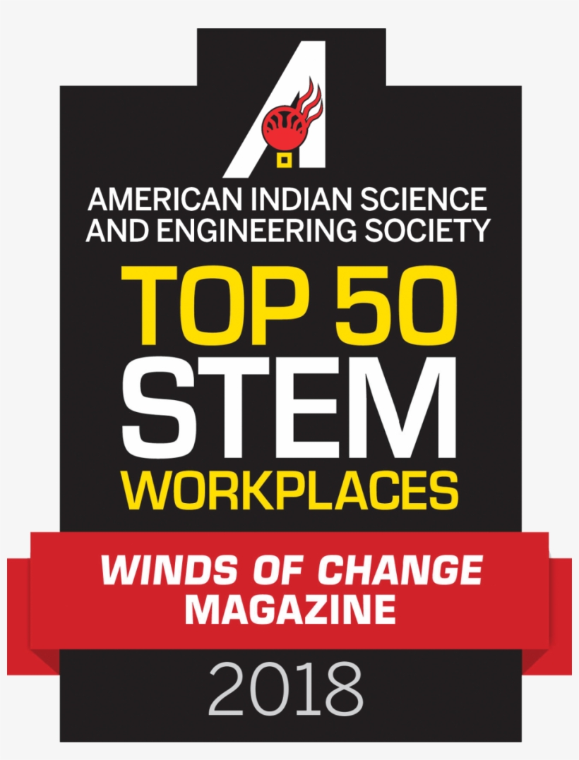 Top 50 Stem Workplaces Winds Of Change Magazine Logo - American Indian Science And Engineering Society, transparent png #1882486