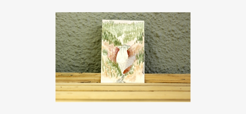 Watercolor Art New Orleans Artist Yellowstone Yellowstone - Shell, transparent png #1882767