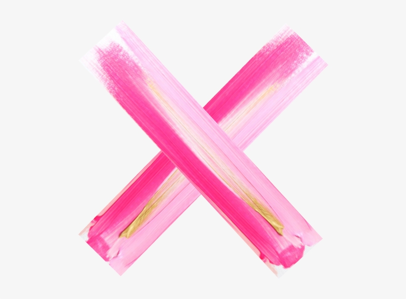 X Marks The Spot - X Rosada Png, transparent png #1882965