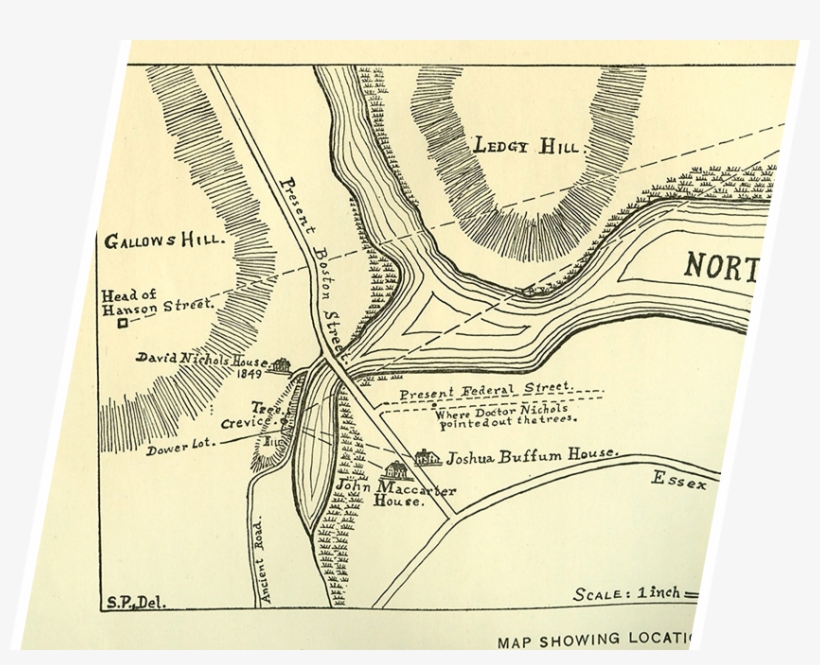 Boston Drawing Street Scene - Salem, transparent png #1883029