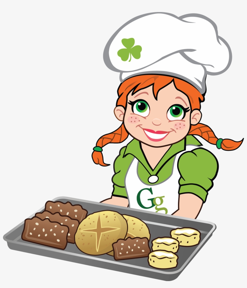 Brown Bread - Girl Making Bread Cartoon, transparent png #1883241