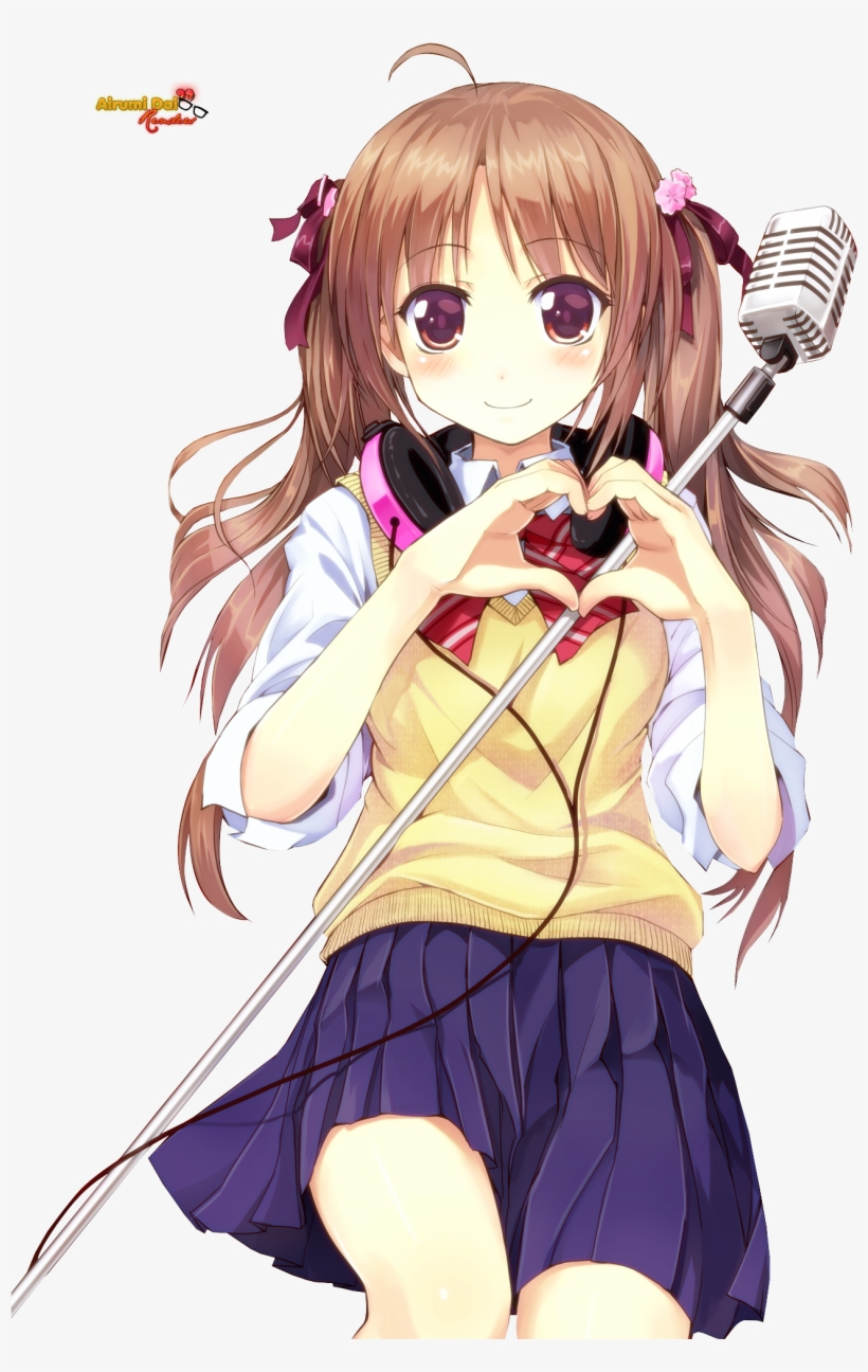 Heart - Anime Girl Heart Transparent, transparent png #1883470