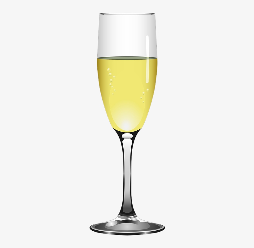 Champagne Glasses Vector Png - Free Clipart Champagne Flutes, transparent png #1883560