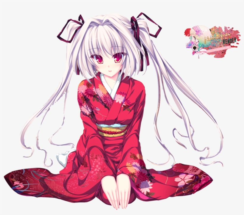 Girl In Kimono Png, transparent png #1883730