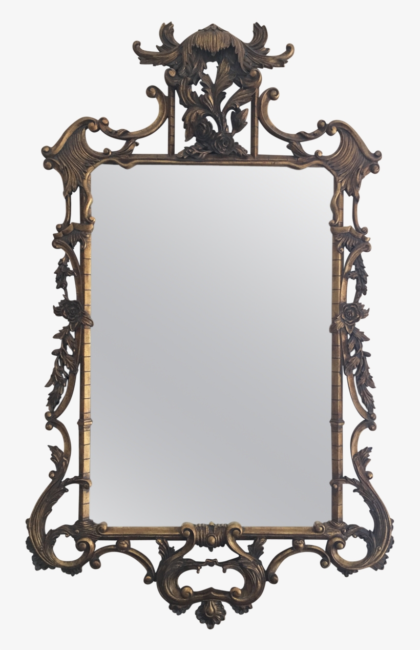 Chinese Chippendale Style Hand-carved Antique Gold, transparent png #1883840