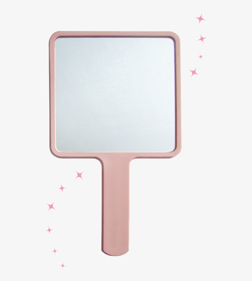 Mirror Mirror Square Hand Held - Mirror Mirror, transparent png #1883890