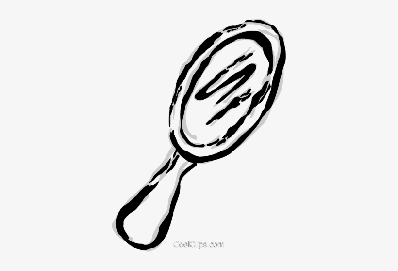 Hand Mirror Royalty Free Vector Clip Art Illustration - Espelho De Mão Vetor Png, transparent png #1883973