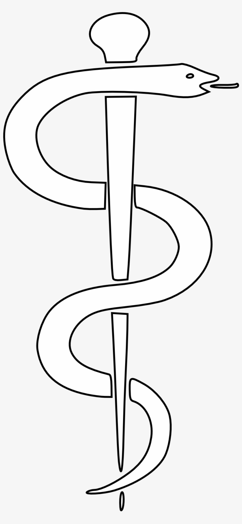 In Greek Mythology, The Rod Of Asclepius - Aesculapian Snake, transparent png #1884016