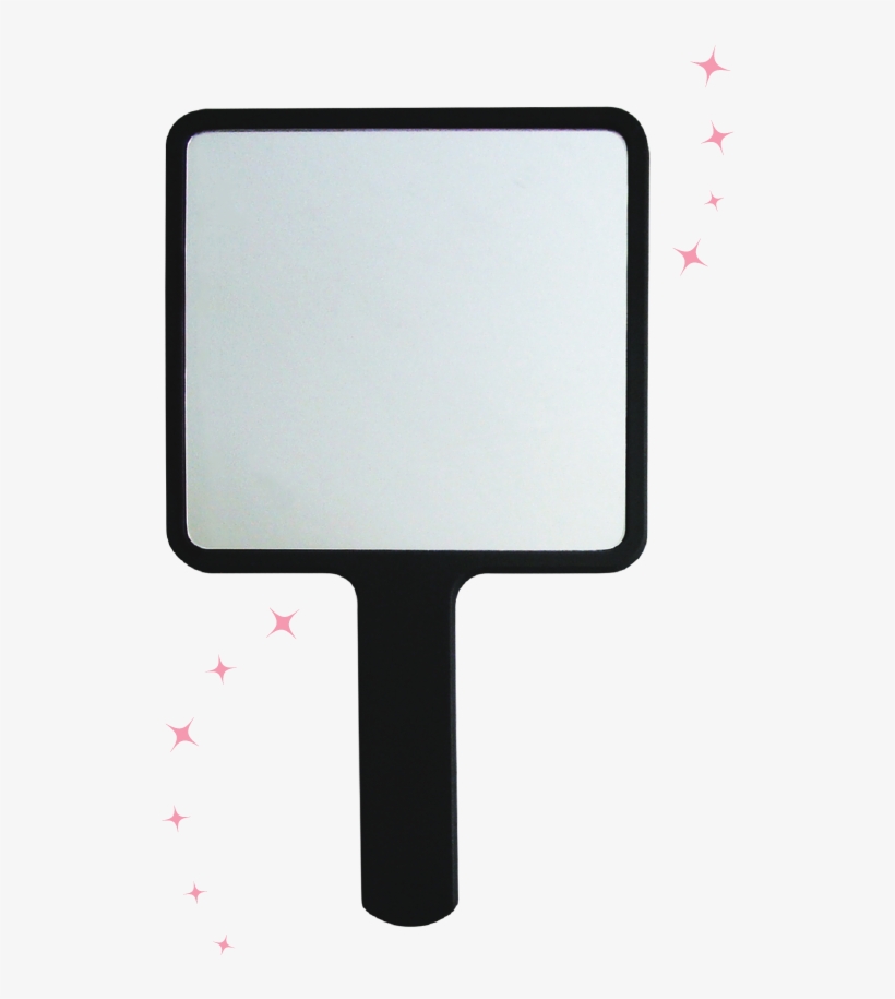 Mirror Mirror Square Hand Held - Light-emitting Diode, transparent png #1884021