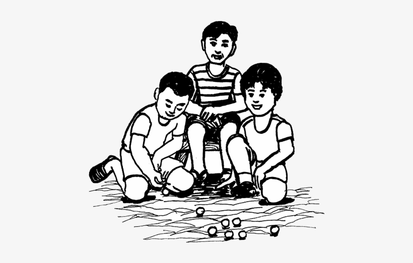 Home - Playing Marbles Clipart Black And White, transparent png #1884659