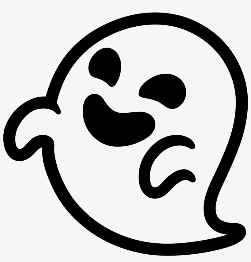 Open - Ghost Emoji Transparent Background, transparent png #1884683