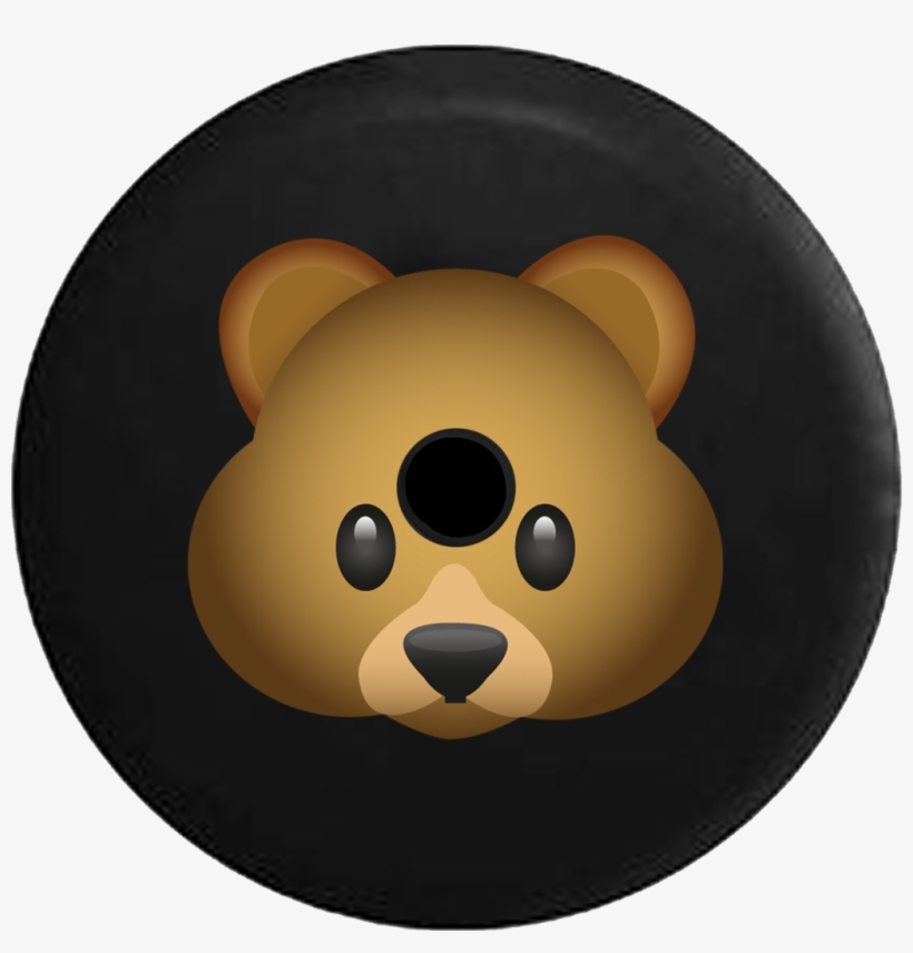 Jeep Wrangler Jl Backup Camera Day Teddy Bear Emoji - Tire Cover Pro, transparent png #1884854