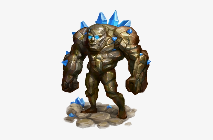 Elves Golem - Голем Png, transparent png #1884951