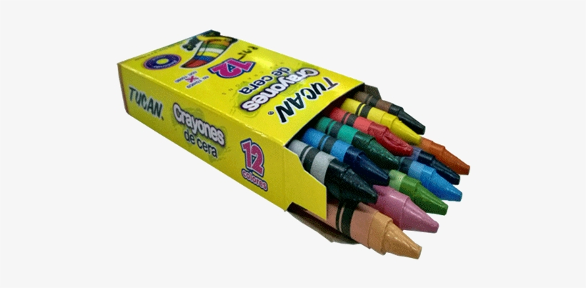 Crayones De Cera 12 Colore Tucan - Crayones De Cera, transparent png #1884997