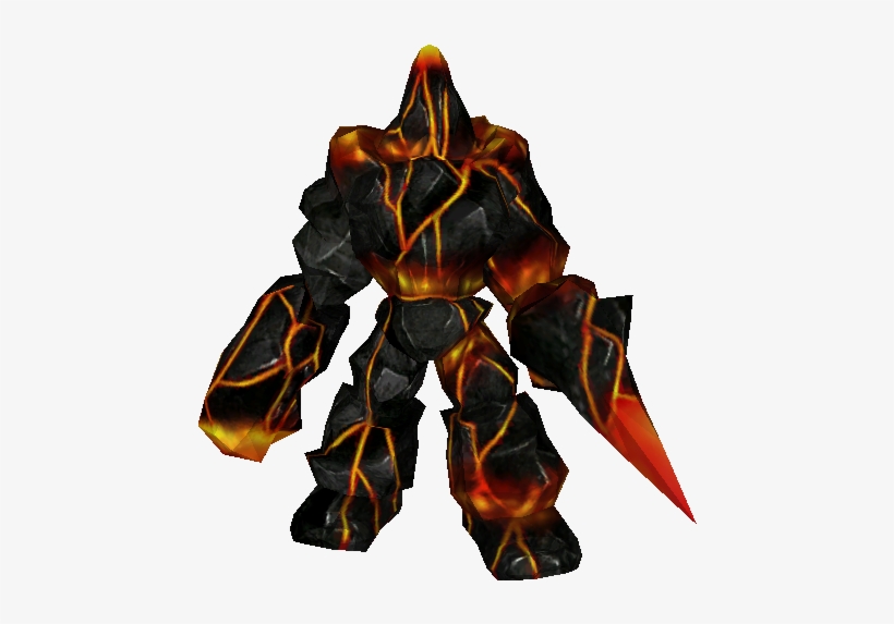 Lava Golem - Lava Golem Png, transparent png #1885108