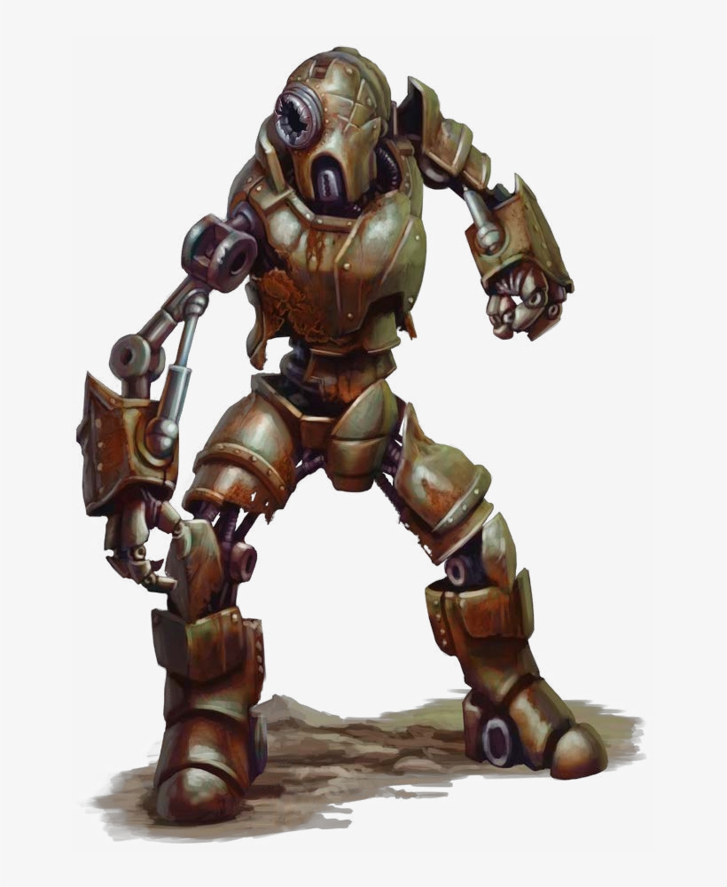 View Samegoogleiqdbsaucenao Golem, Robot , - Dungeons And Dragons Robot, transparent png #1885360