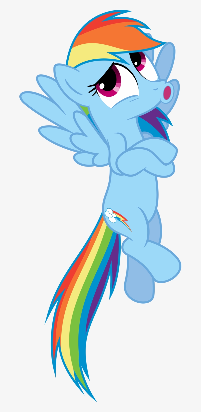 My Little Pony - Rainbow Dash Whistling, transparent png #1885639