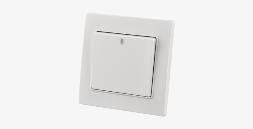 1 Gang Modern Light Switch - Plastic, transparent png #1885679