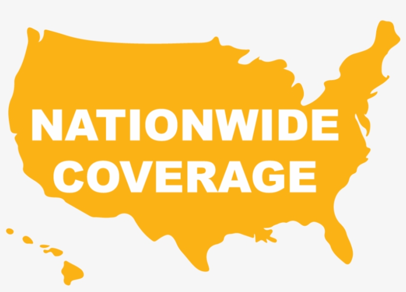 Proactive Nationwide Snow & Ice Management Services - Usa Map Outline Color, transparent png #1885946