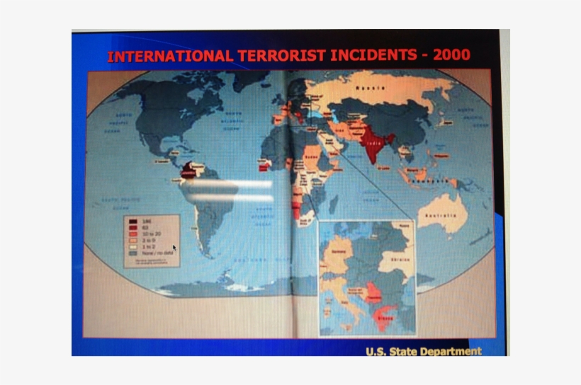 Notorious Osama Bin Laden - Map, transparent png #1886120