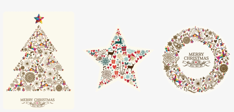 Christmas Stickers Up Close V=1478830685 - Rainbow Wreath Christmas Cards, transparent png #1886256